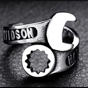 Harley Davidson Wrench Tool Silver Ring Adjustable